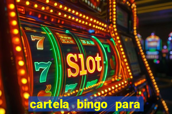 cartela bingo para cha de cozinha imprimir gratis